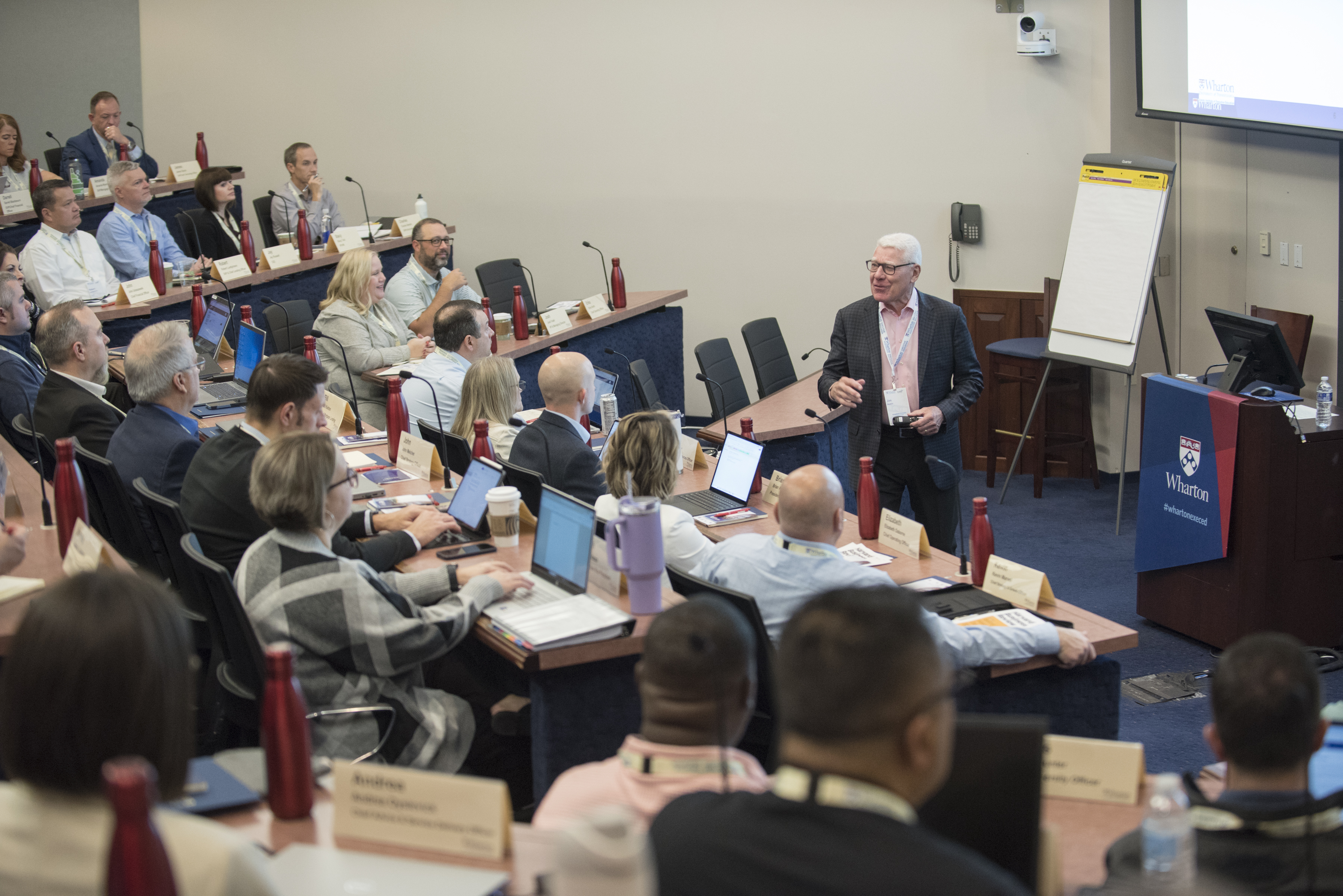 CUES 2024 CEO Institute I: Strategic Planning attendees learn from Jim Austin, Lecturer, Wharton Business School/Duke Corporate Education; President, JH Austin Associates, Inc.